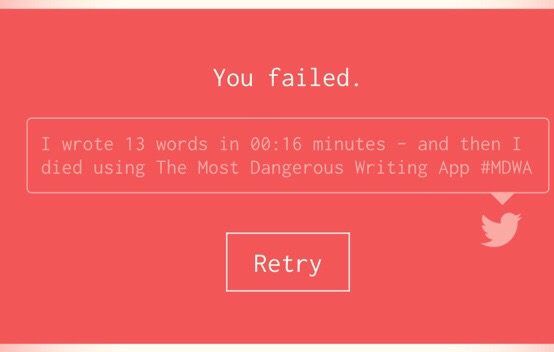 ⓔ Who is gutsy enough to use  The Most Dangerous Writing App in their classroom