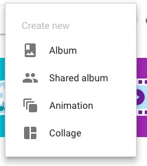 Create in Google Photos