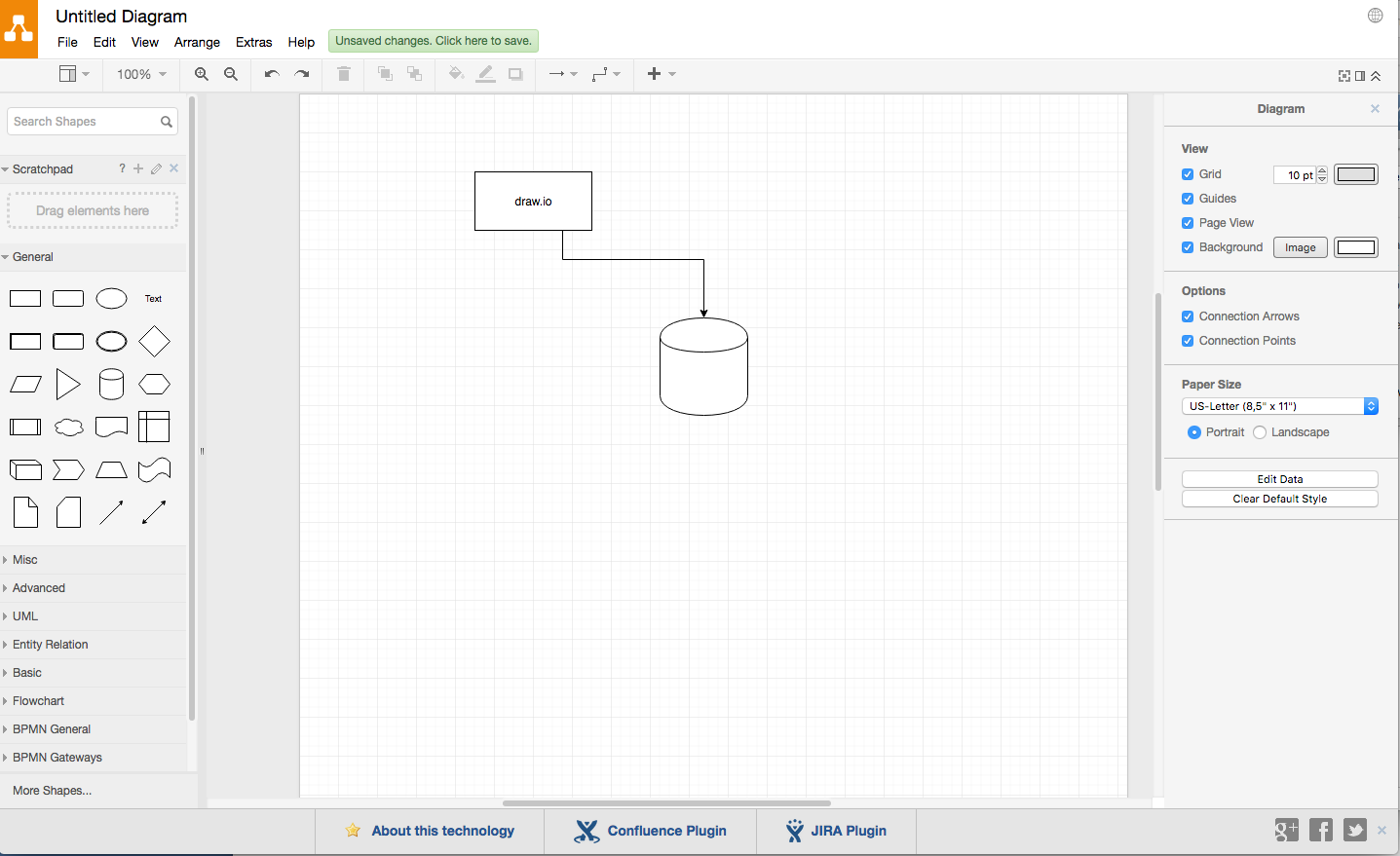 Diagrams, flowcharts and more with draw.io