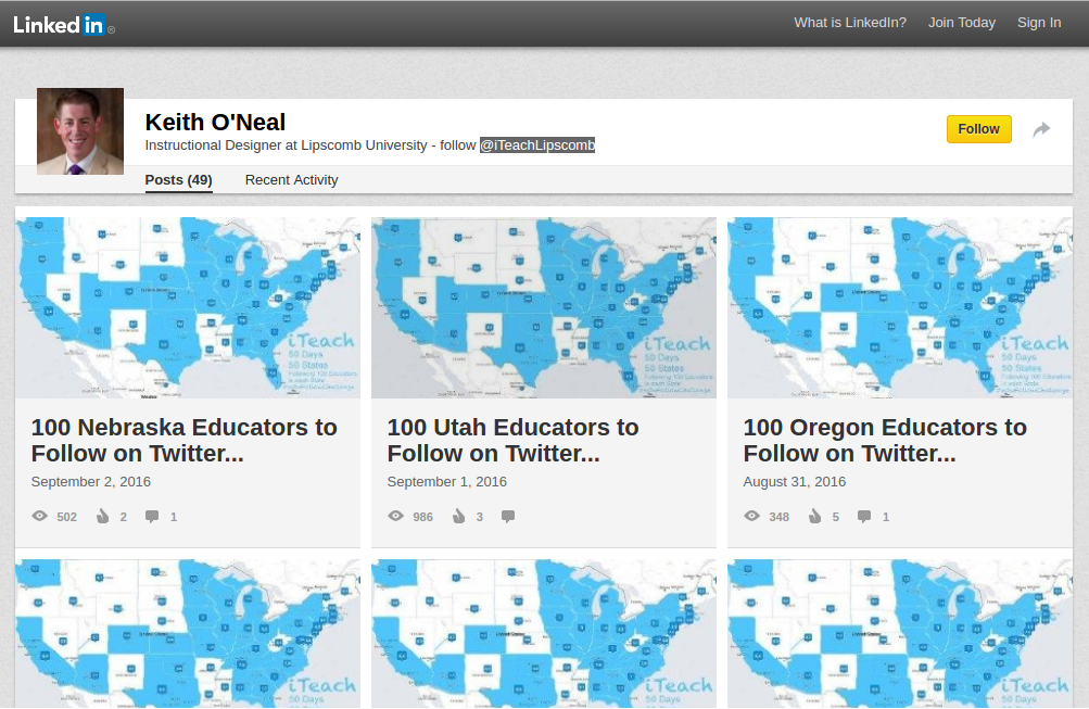 100 Educators to follow on Twitter – by state
