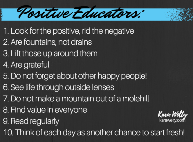 10 Habits of Positive Educators