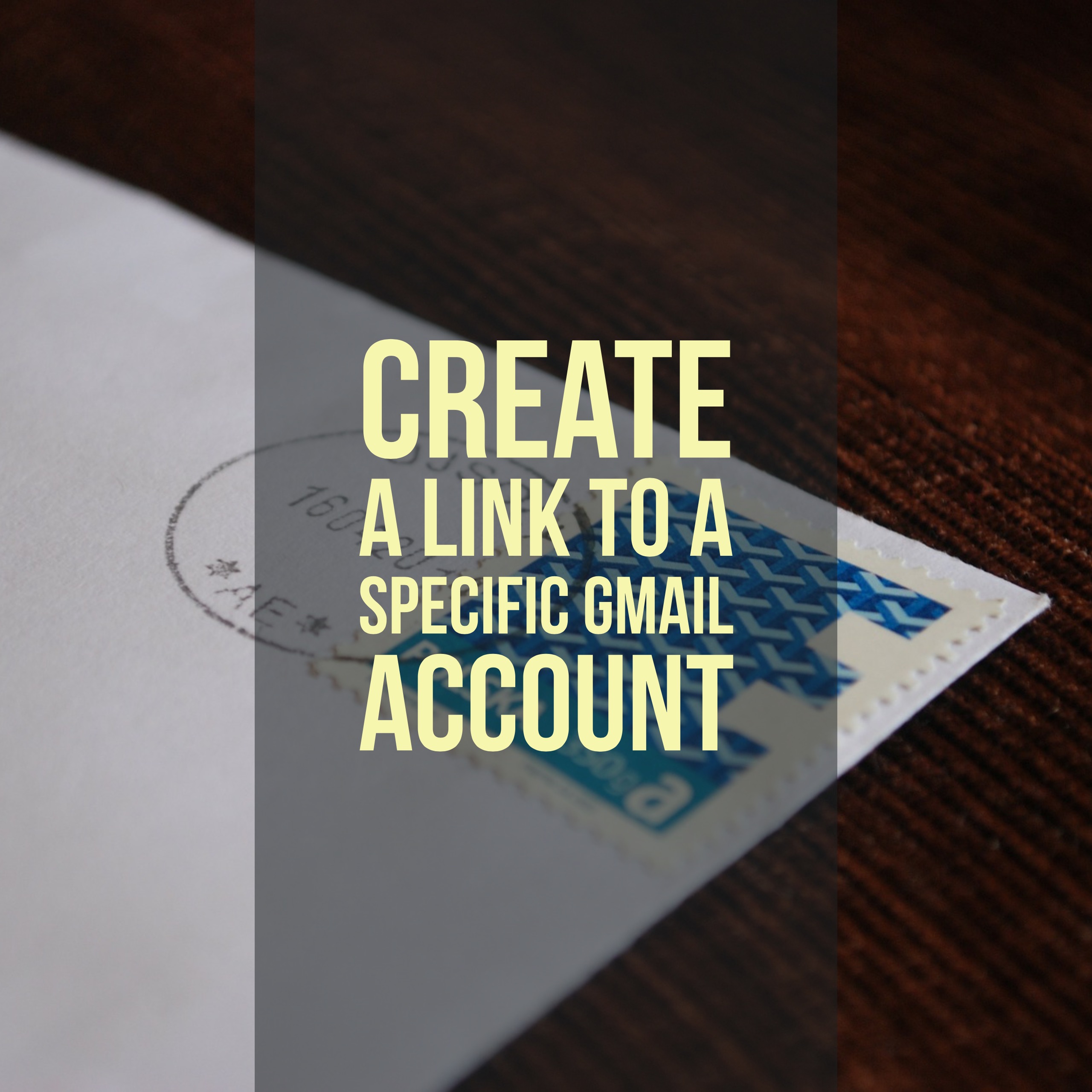 Create a link to a specific Gmail account