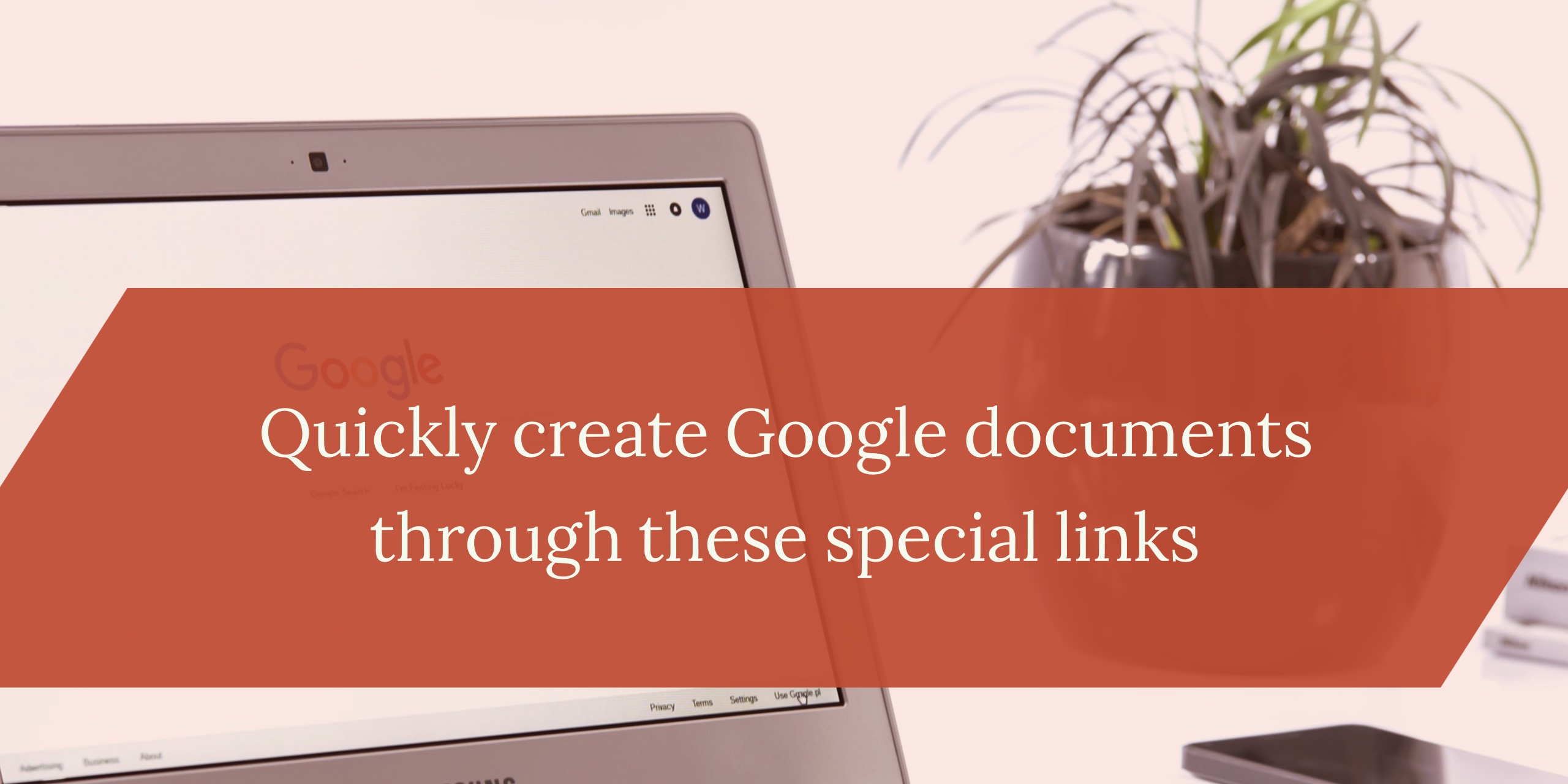 Quickly create Google documents through these special links