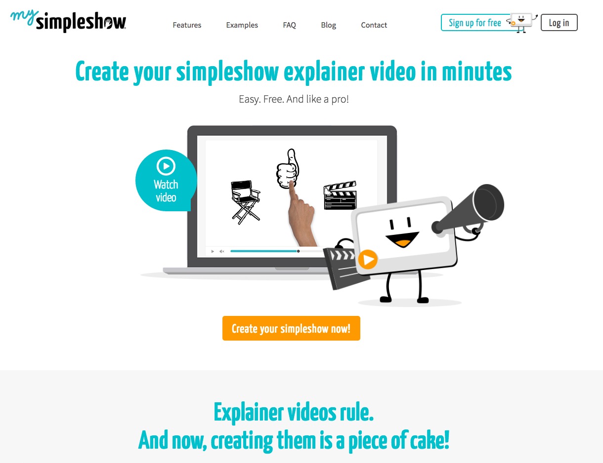Easily create explainer videos with mysimpleshow