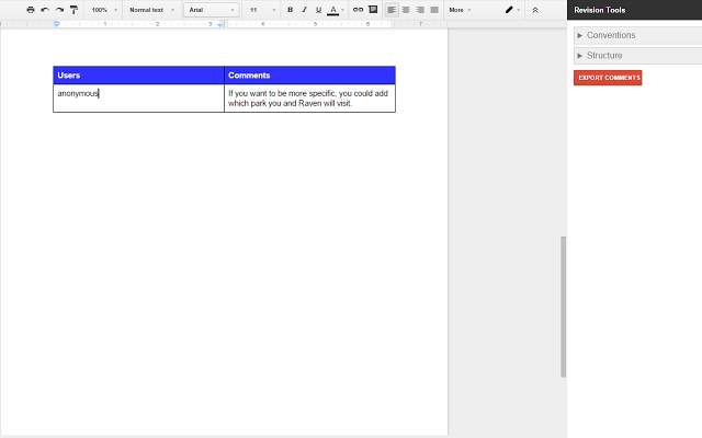 Track revisions in Google Docs with Revision Assistant
