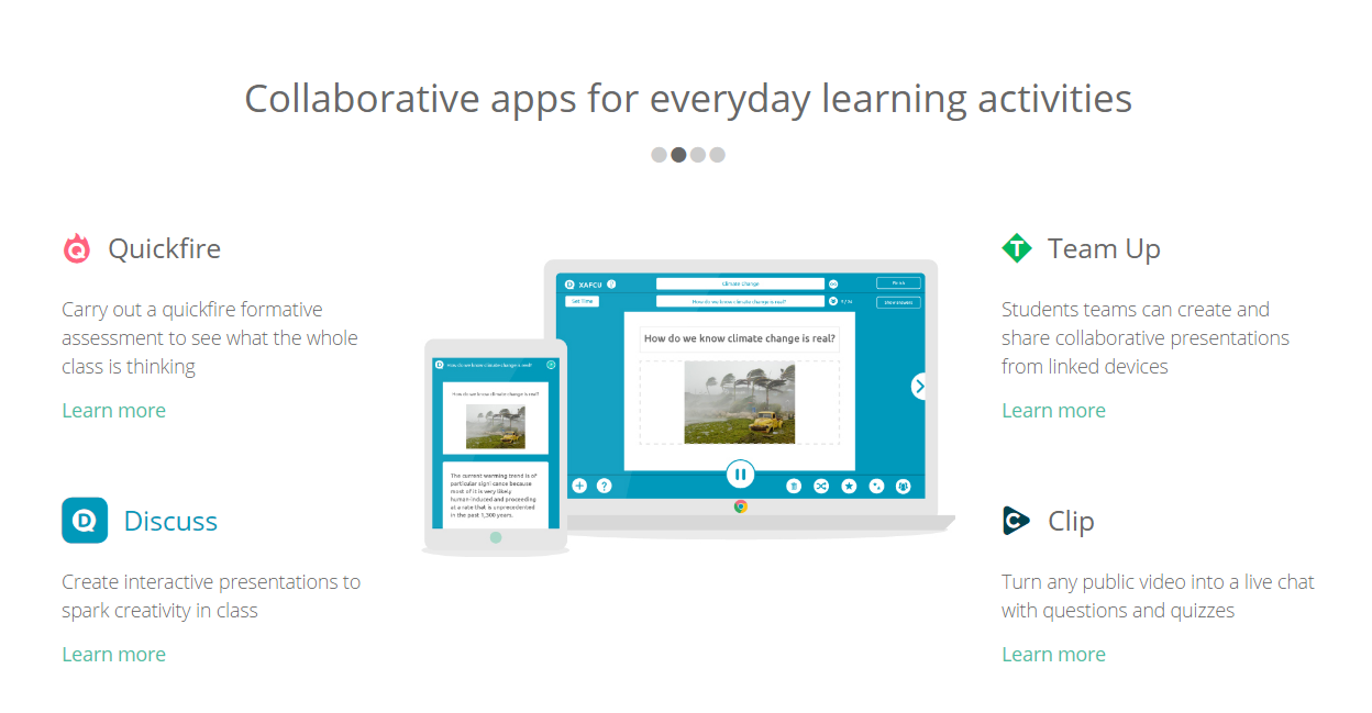 Spiral offers teachers a quick way to do formative assessments