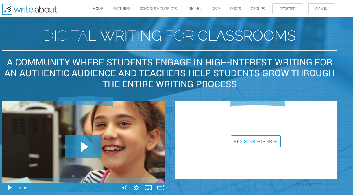 Use Write About for digital publishing, writing prompts, and more