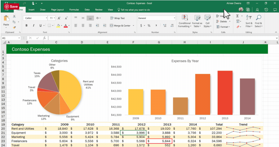 Several updates to Office 365, including collaboration in Excel
