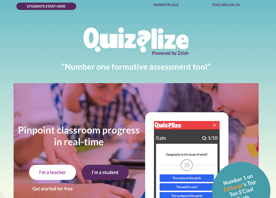 Quizalize is another online formative assessment tool for your classroom