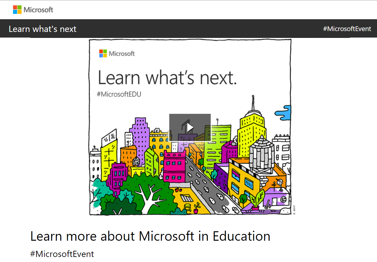 Highlights from Tuesday’s Microsoft Education Event