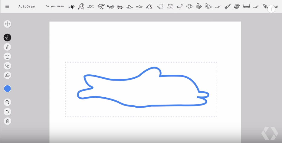 AutoDraw is a Google AI experiment that figures out what you are drawing