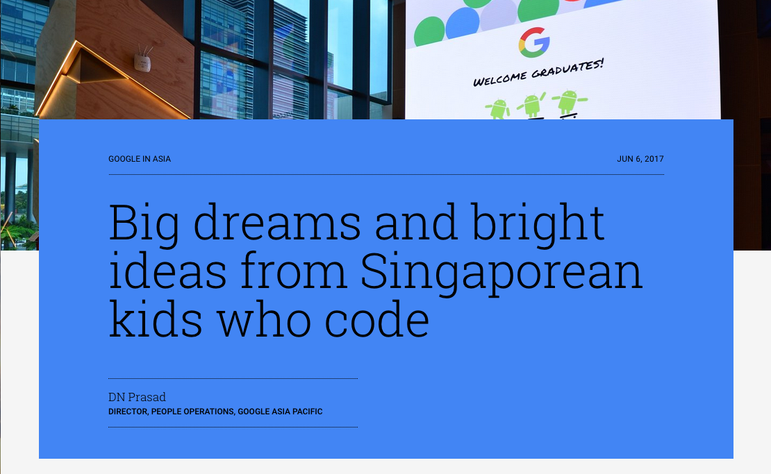 Big dreams and bright ideas from Singaporean kids who code