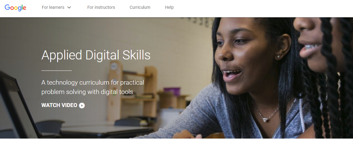 Applied Digital Skills from Google is a free curriculum based on tech skills