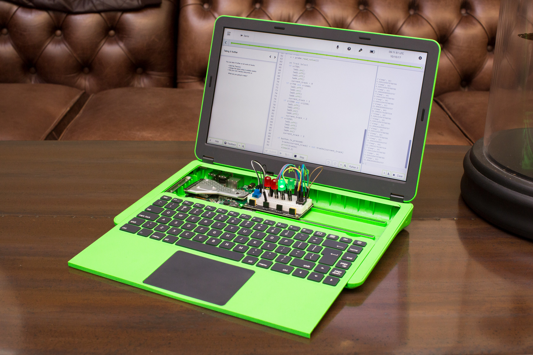 The Pi-Top is a DIY Raspberry Pi laptop to help teaching code and hardware