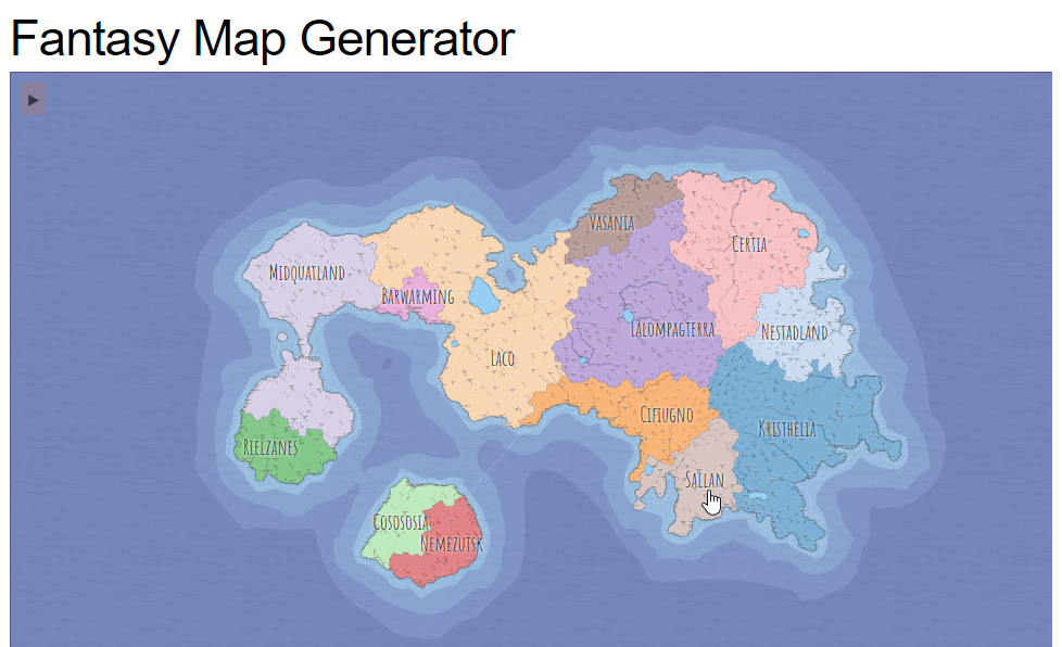 Create your own fantasy maps with these generators