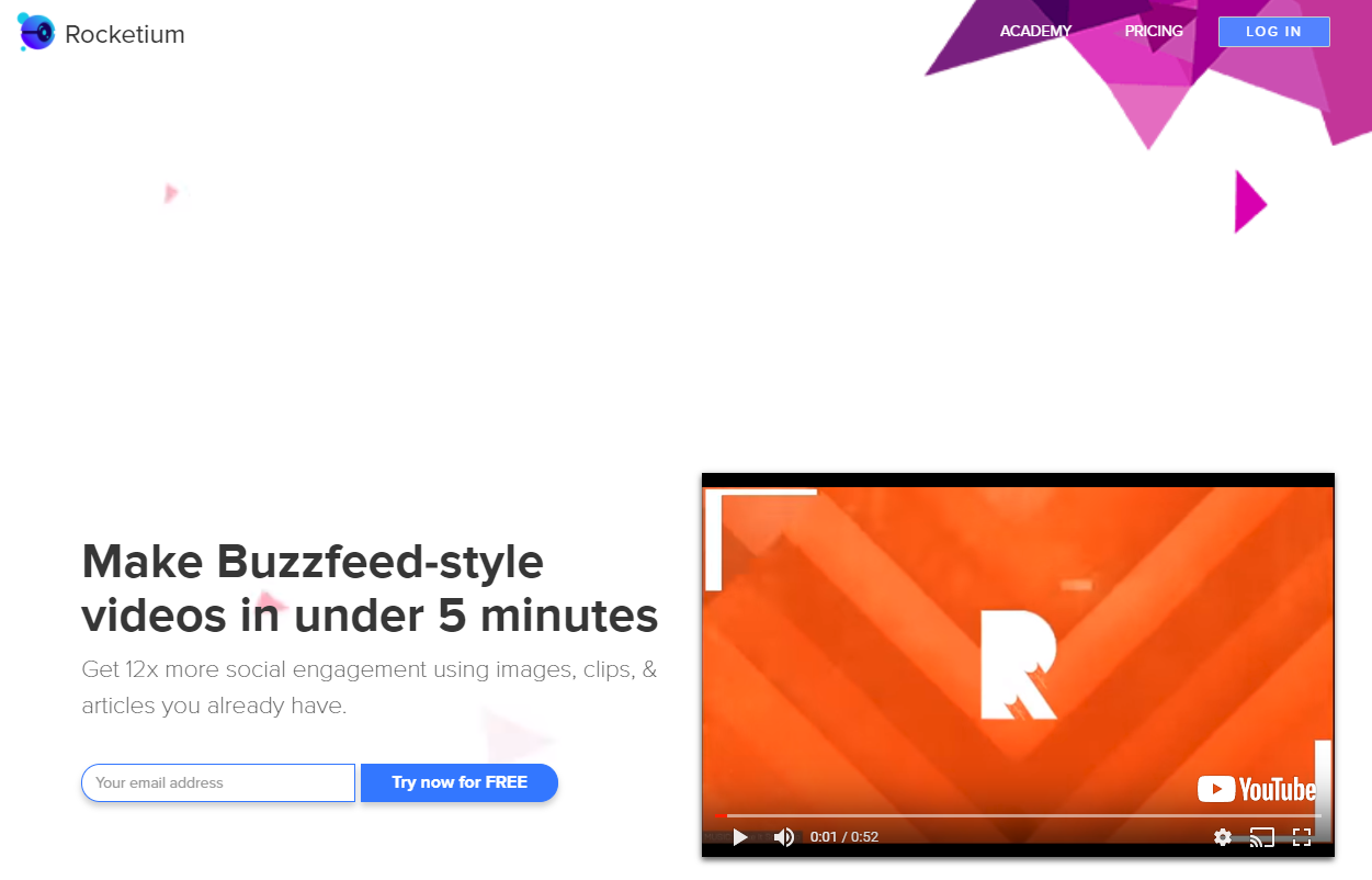 {Edtech} Buzzfeed like video creation made easy with Rocketium