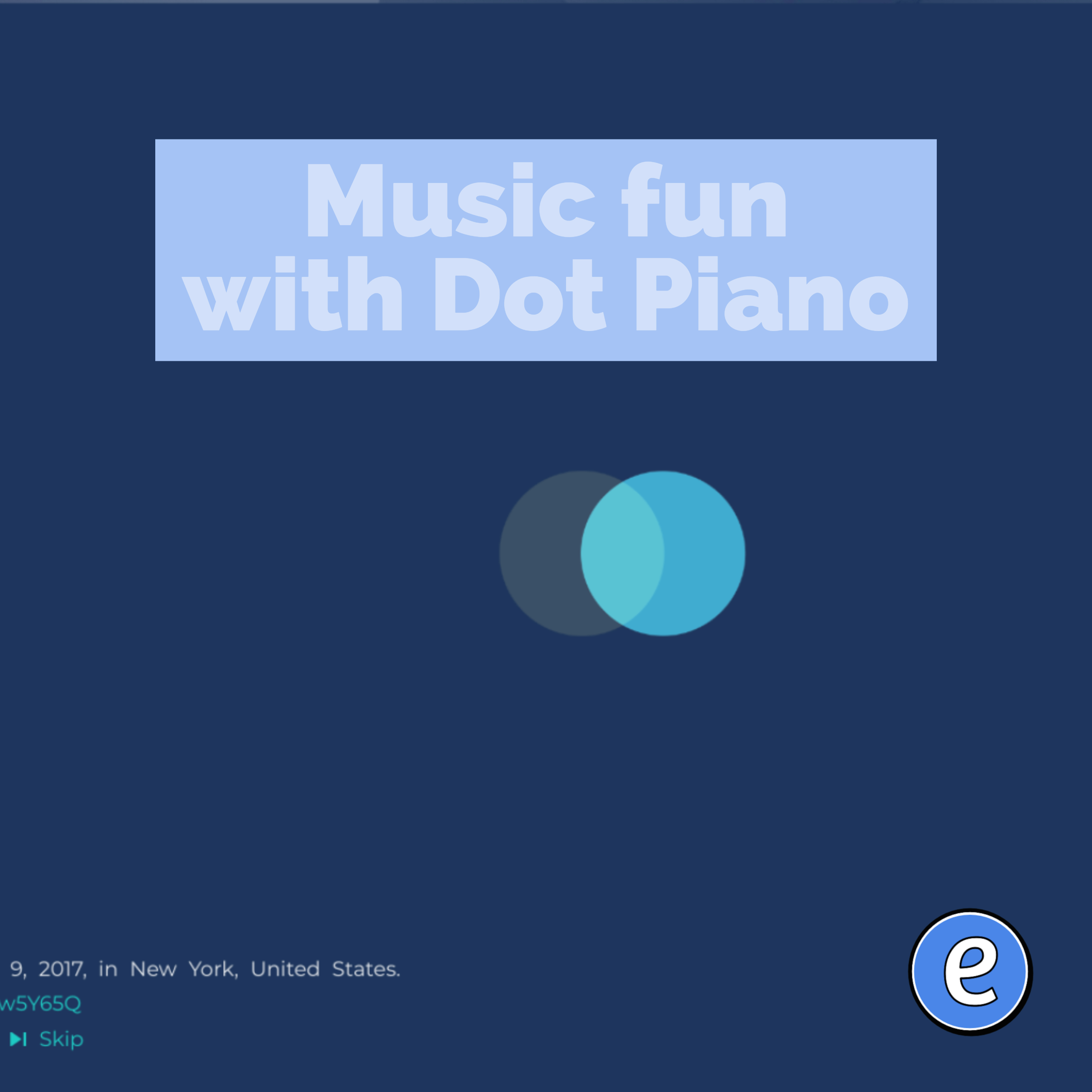 Music fun with Dot Piano