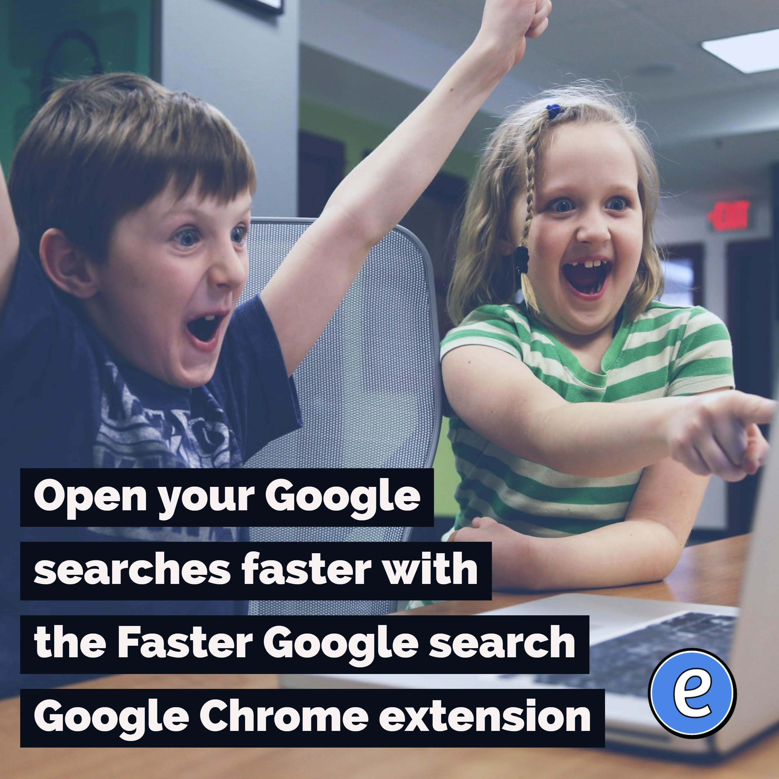 Open your Google searches faster with the Faster Google search Google Chrome extension