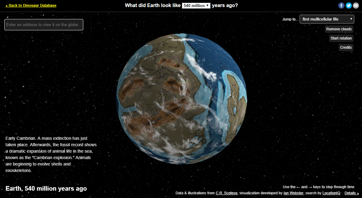 Ancient Earth globe is a Google Earth but for going back millions of ...