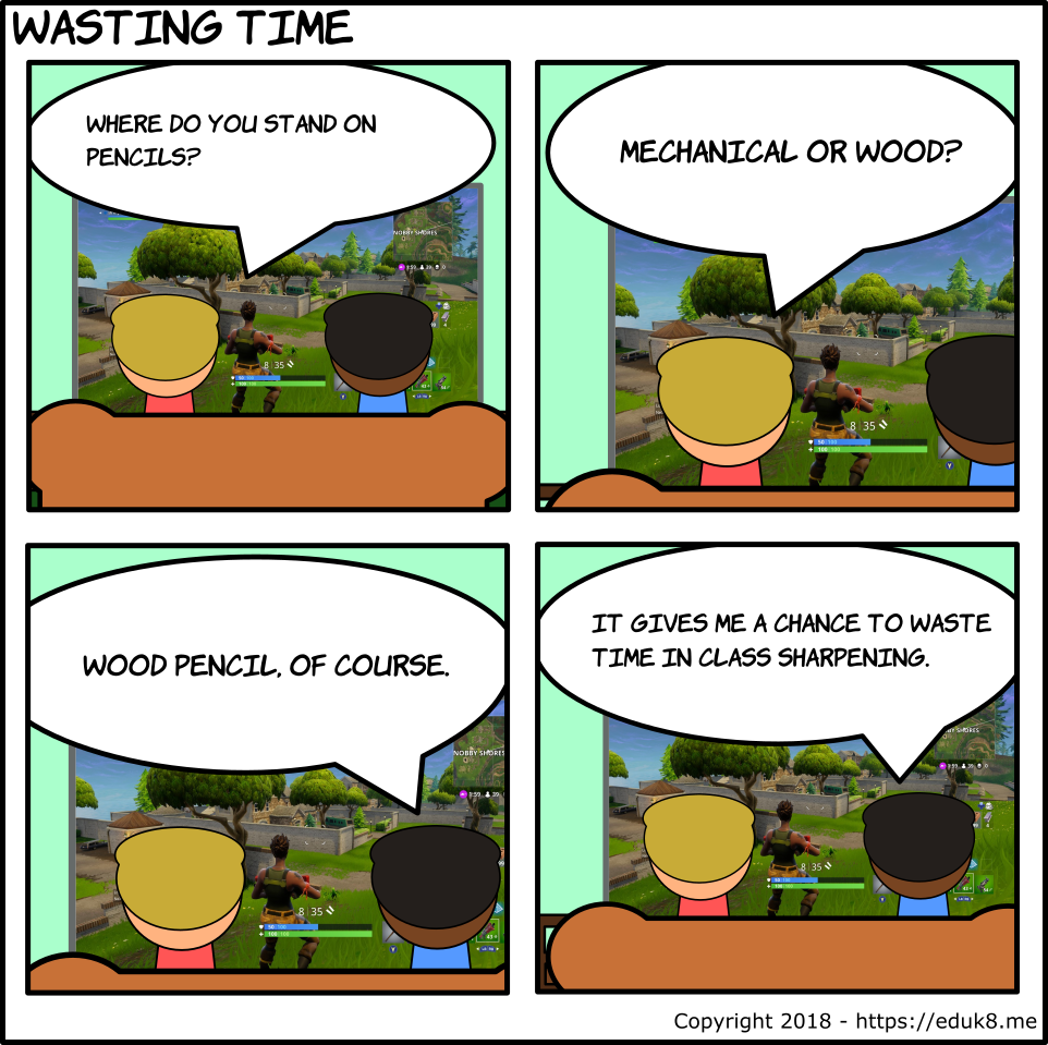 {Comic} Wasting time