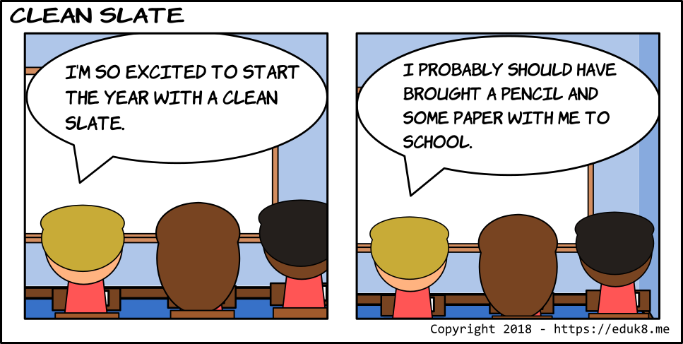 {Comic} Clean Slate