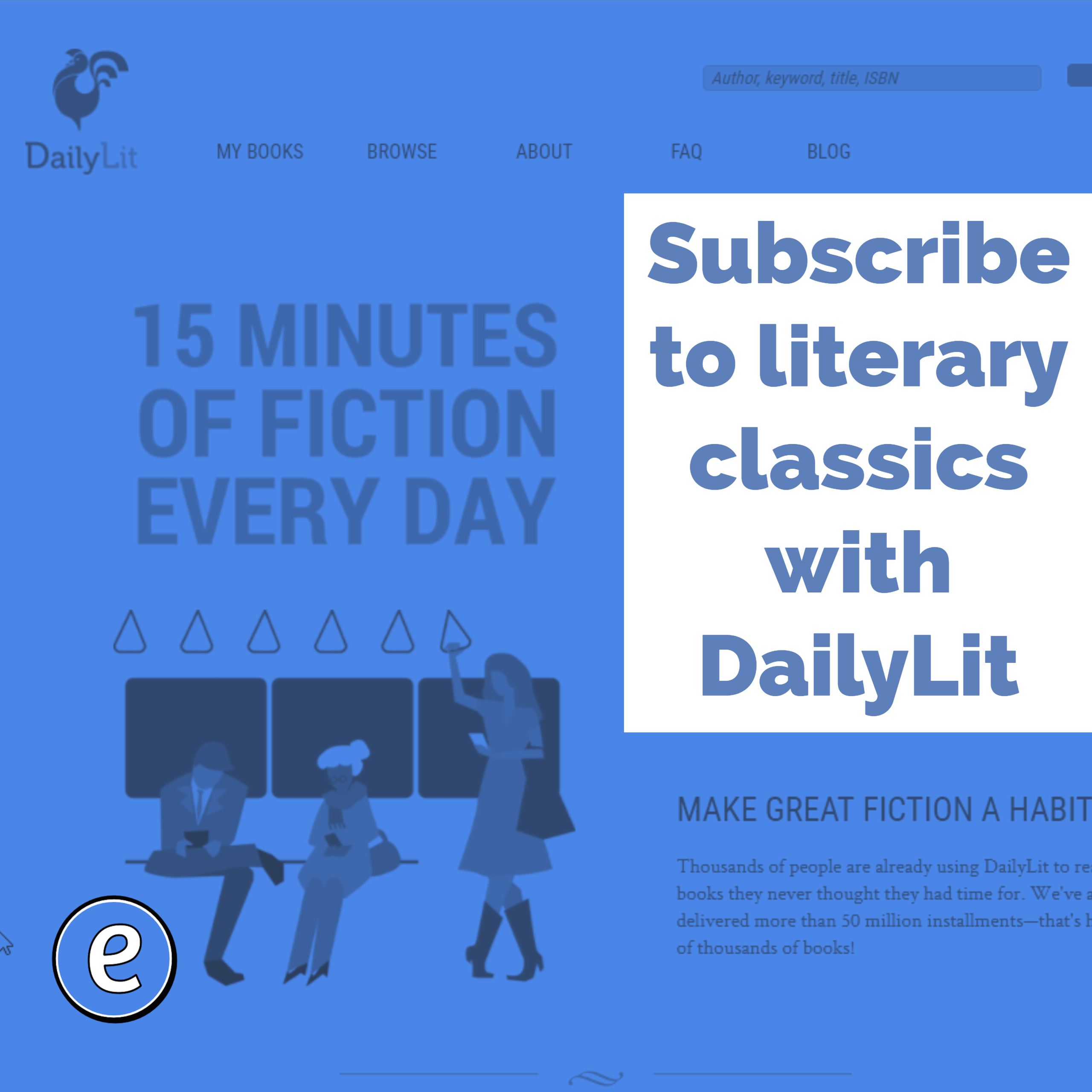 Subscribe to literary classics with DailyLit