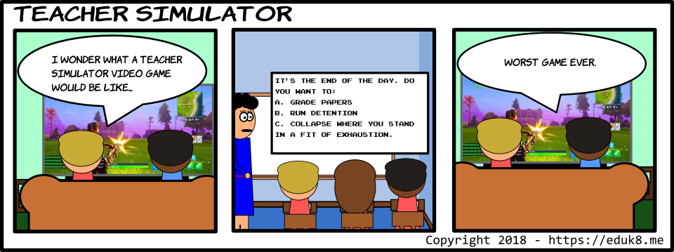 {Comic} Teacher Simulator