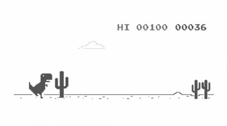 Google - What's your dino game high score? 🧐