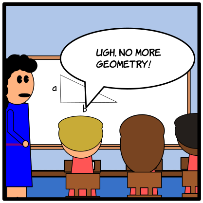 {Comic} Life rules of geometry