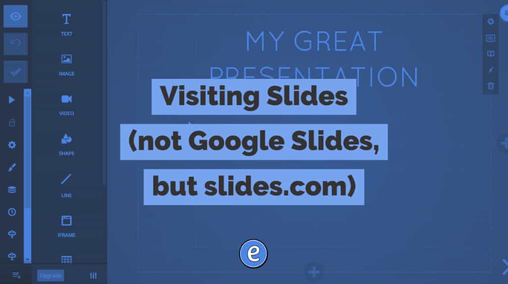 Visiting Slides (not Google Slides, but slides.com)