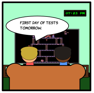 {Comic} Test is Tomorrow