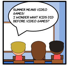{Comic} Summer Video Games