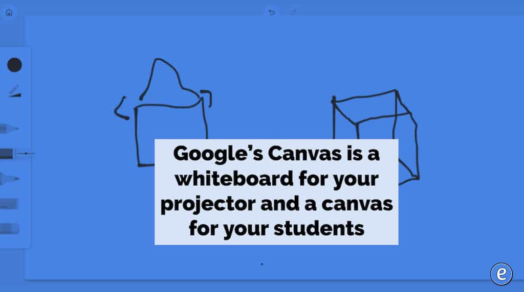 Google’s Canvas is a whiteboard for your projector and a canvas for your students