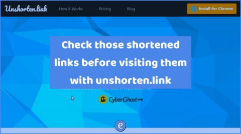 Header image, Unshorten URLs and keep safe and  with unshorten.link