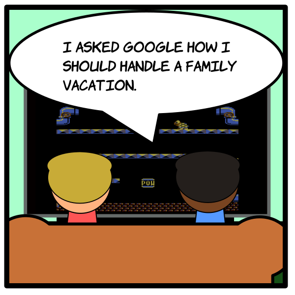 {Comic} Step 1 on Surviving Family Vacations
