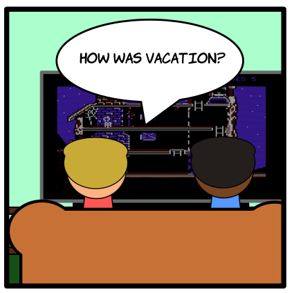 {Comic} Vacation is Over