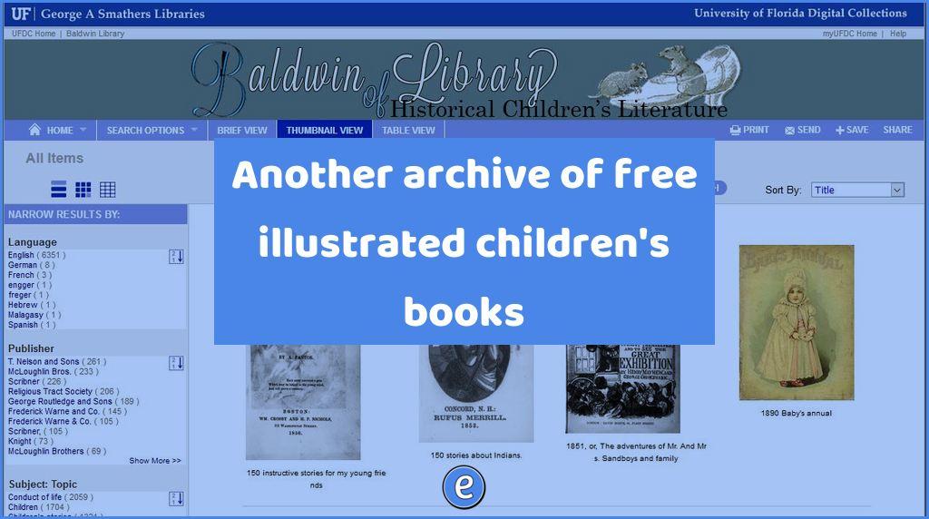 Another archive of free illustrated children’s books