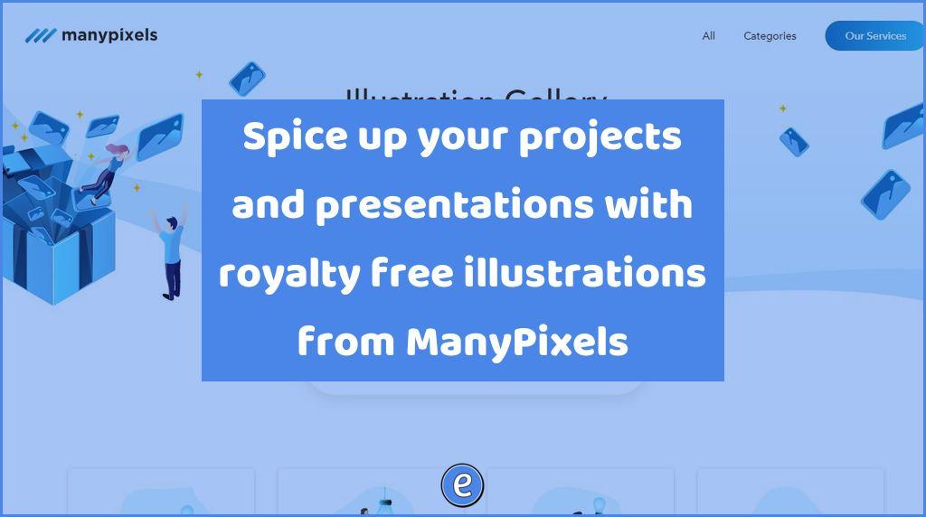 Spice up your projects and presentations with royalty free illustrations from ManyPixels