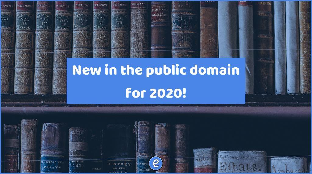 New in the public domain for 2020!
