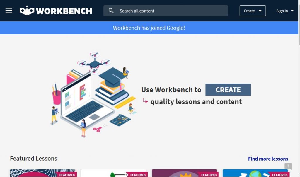 Find lessons and content with Google Workbench – #Eduk8me