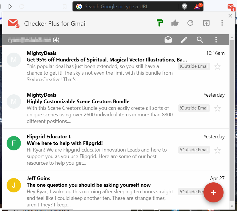 gmail checker extension