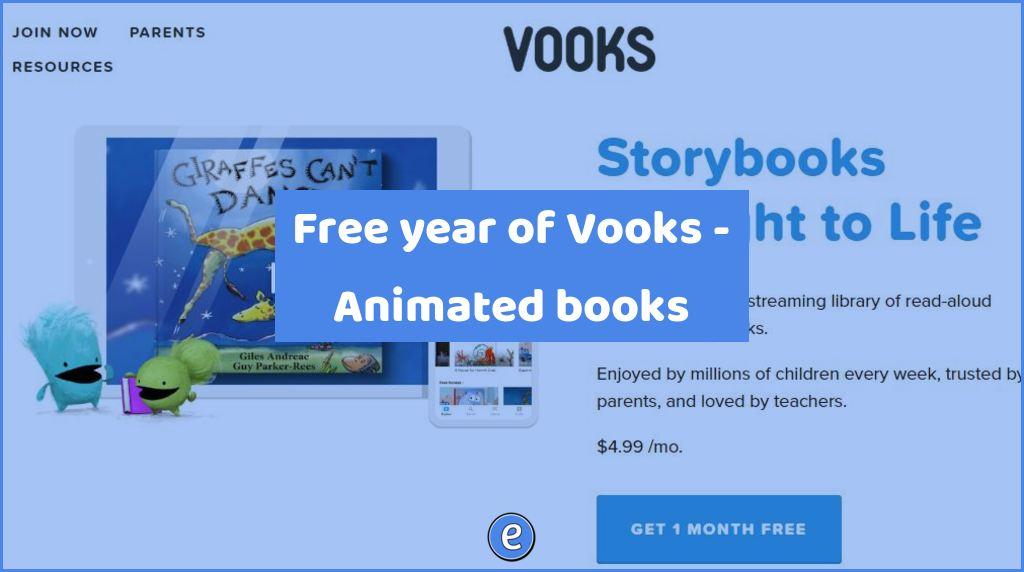 Free year of Vooks – Animated books