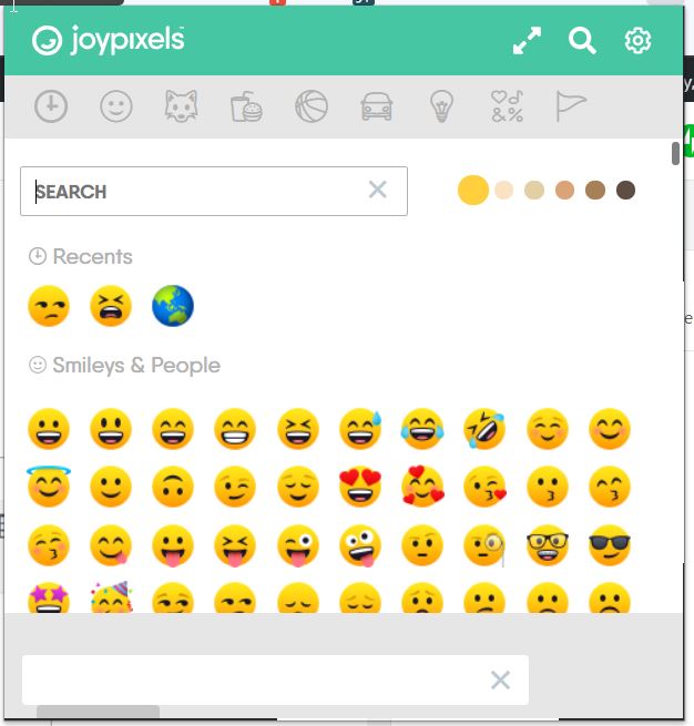 Emoji Keyboard extension for Google Chrom Eduk8me