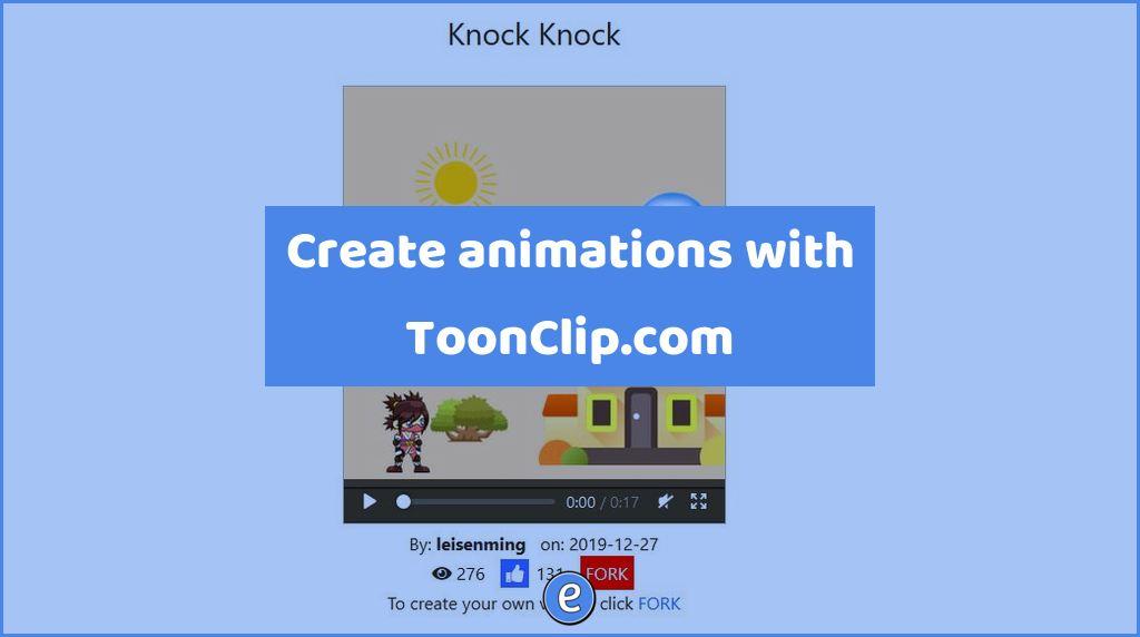 Create animations with ToonClip.com
