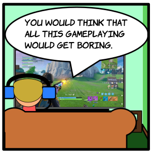 {Comic} Gameplaying