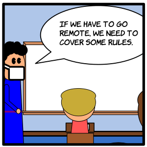 {Comic} Virtual Meeting Rules