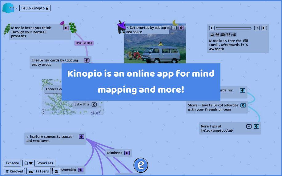 Kinopio is an online app for mind mapping and more!