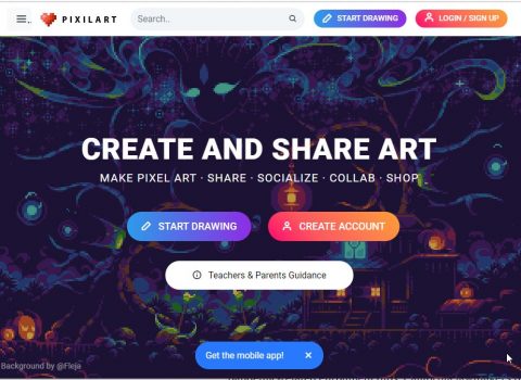 Pixilart - Share & Create Art Online  Pixel art games, Cool pixel art,  Pixel art background