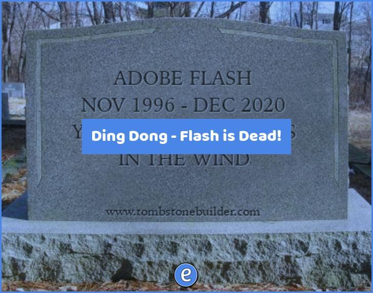 Ding Dong – Flash is Dead!
