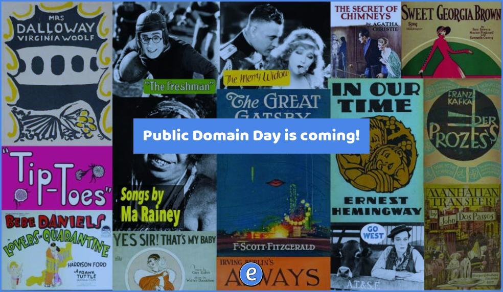 Public Domain Day is coming!
